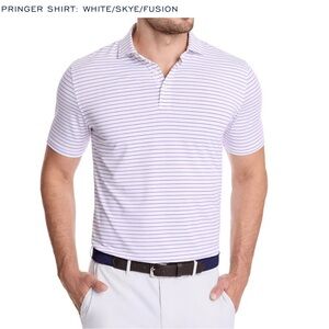 NWOT Peter Millar Summer Comfort Performance Jersey Polo L